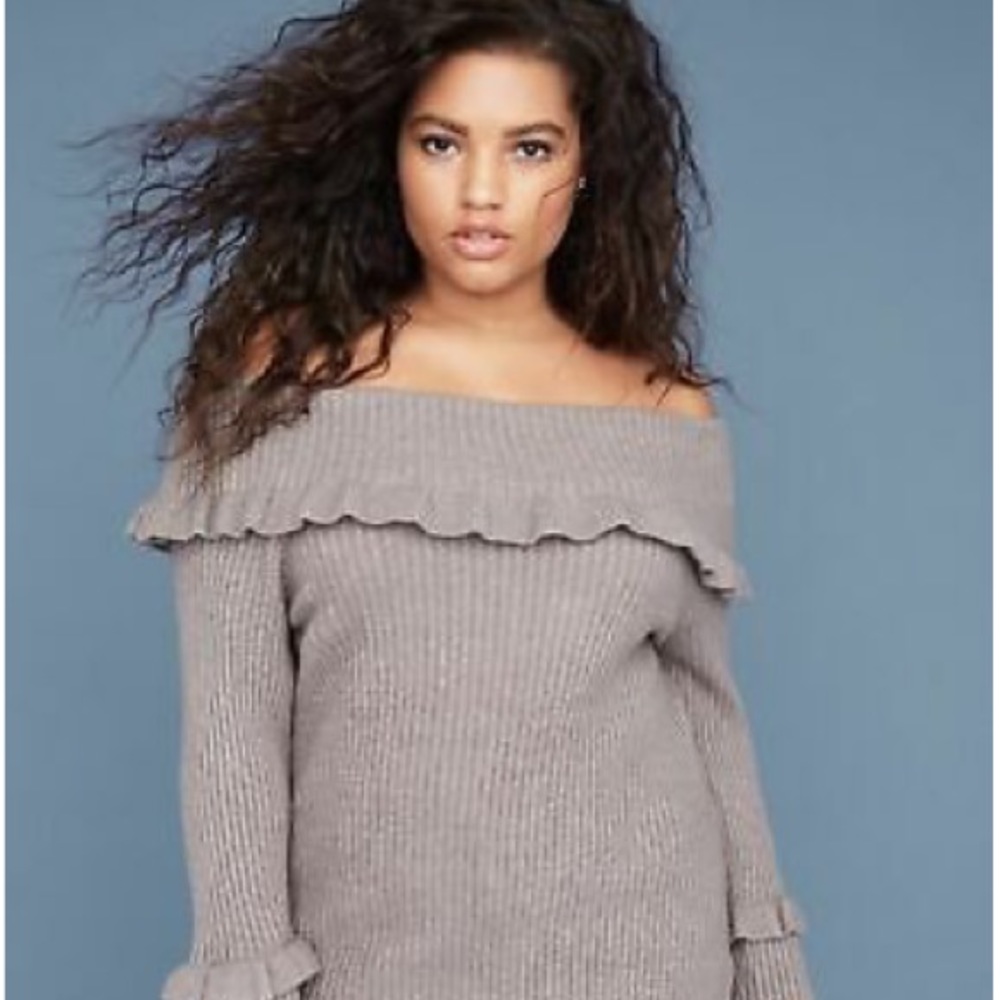 off the shoulder sweater